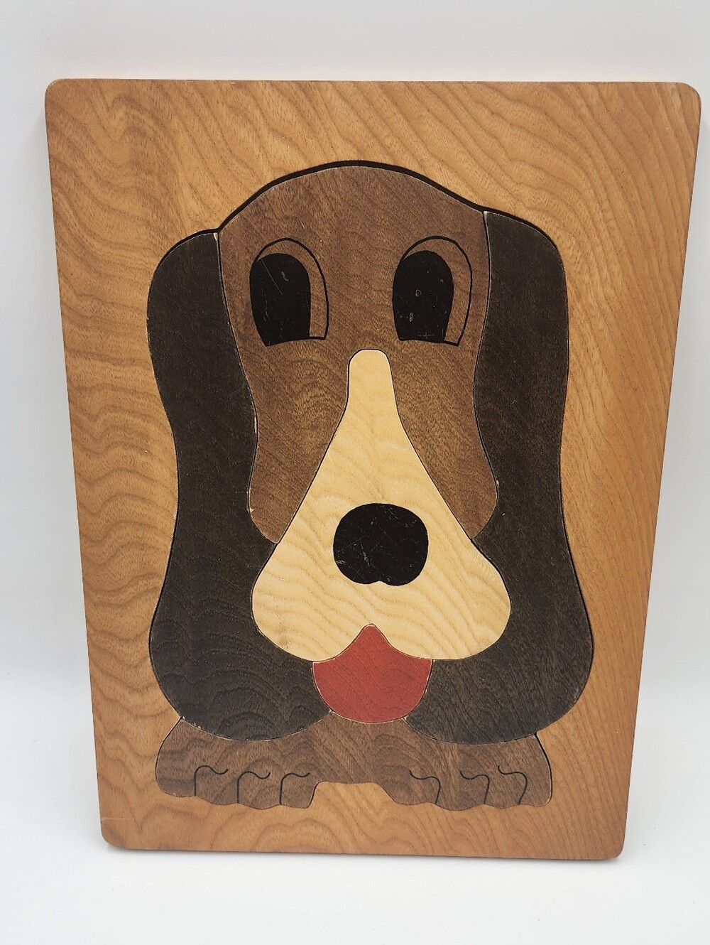 Vintage Children’s Puzzle  People Inc. 1978, Basset Hound Puzzle
